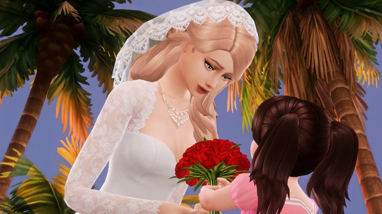 Custom Wedding Animation Pose Pack TS4 CC