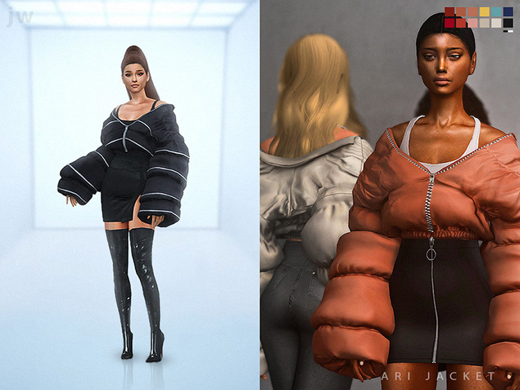 Ari Jacket Sims 4 CC