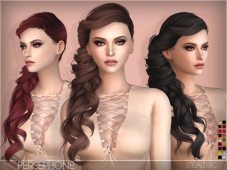 Persephone female hairdo CC