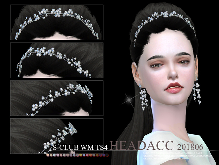 WM Headacc headband for Sims 4 CC