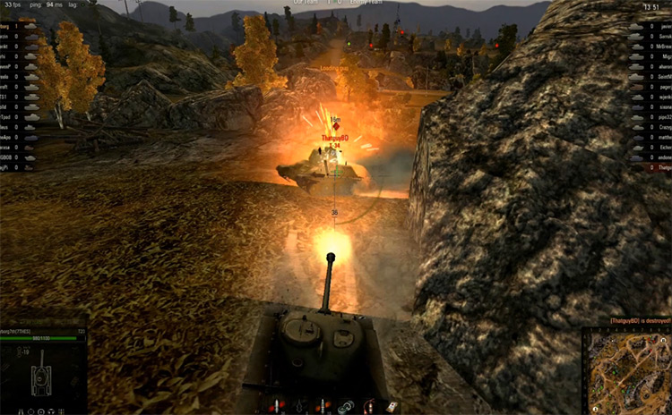 Duke invades WoT screenshot