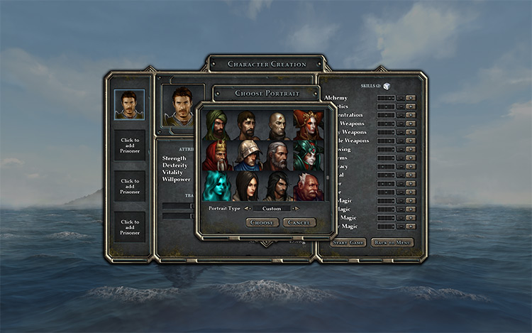 Portrait Pack - Curated 260 Legend of Grimrock II Mod