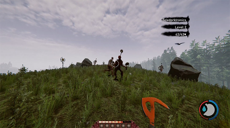 Champions of The Forest gameplay screenshot