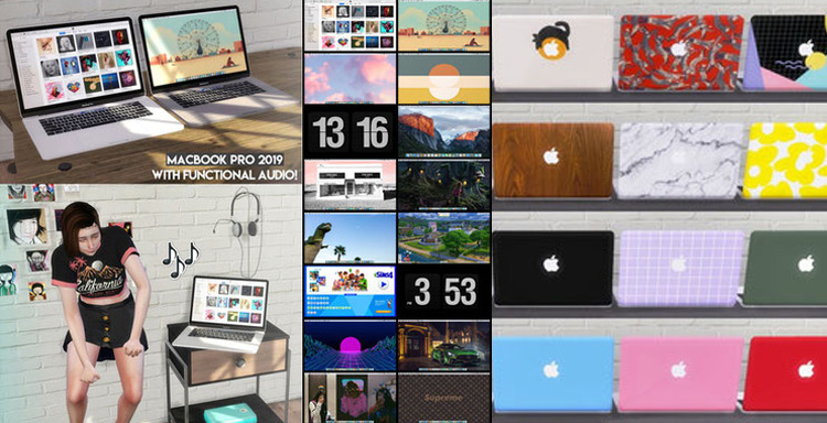 MacBook Pro 2019 Sims 4 CC