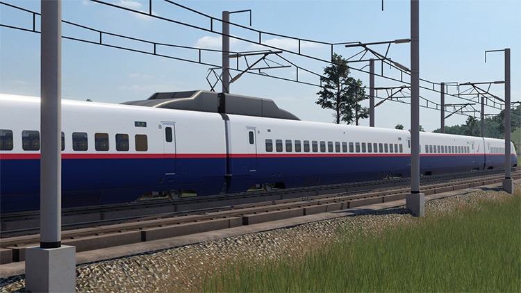 Shinkansen E2 Mod - Transport Fever 2