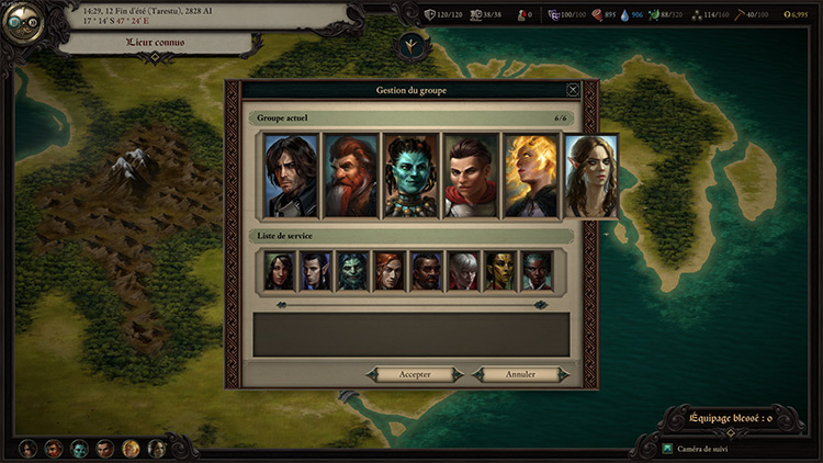 Six Characters In Party Pillars of Eternity II Mod