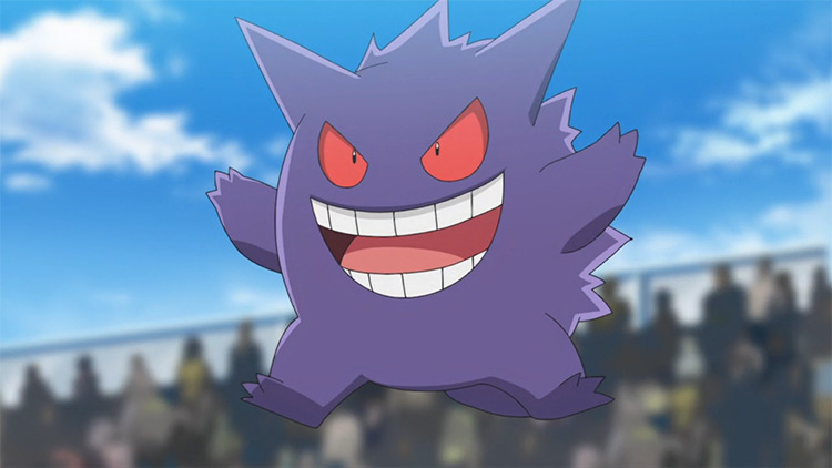 Gengar from Pokémon anime