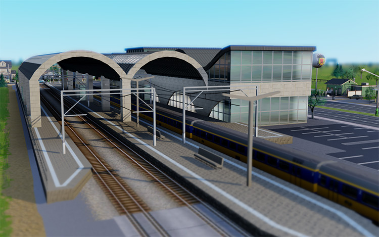 Central Train Station Mod for SimCity 2013