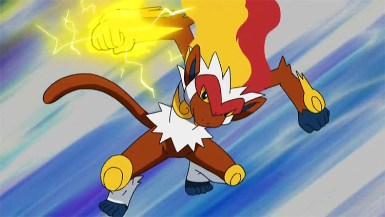 Infernape from Pokémon anime