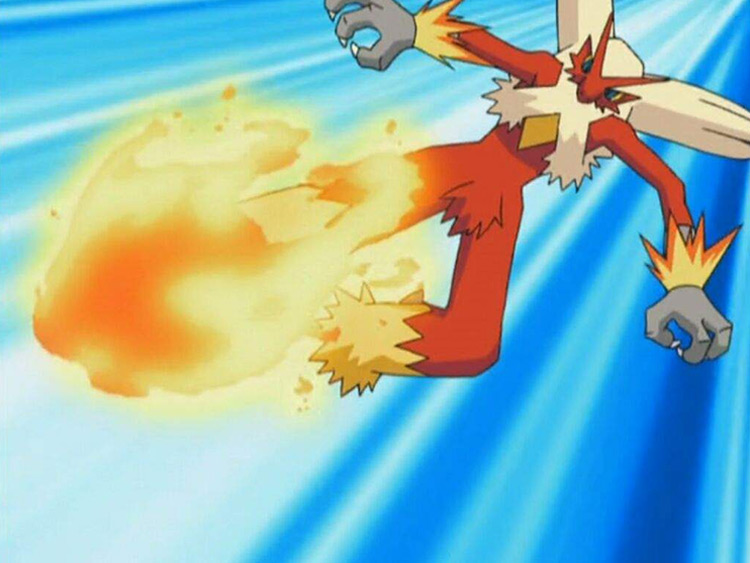 Blaziken in Pokémon anime