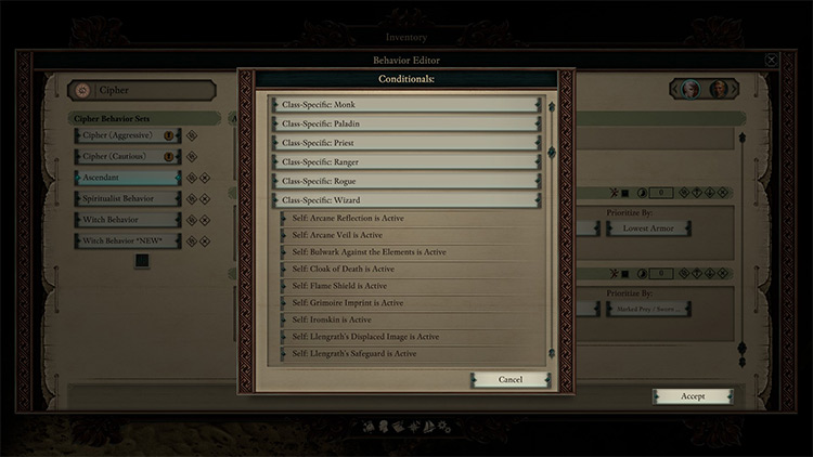 More Custom AI Conditions Pillars of Eternity II Mod