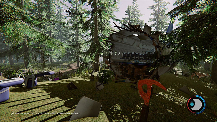 SkipPlaneCrash The Forest mod