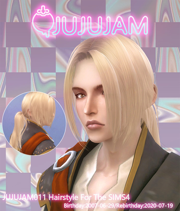 Jujujam Ponytail for Sims 4