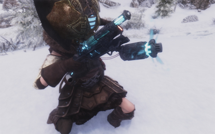 TES Skyrim Dwarven Rifle Mod