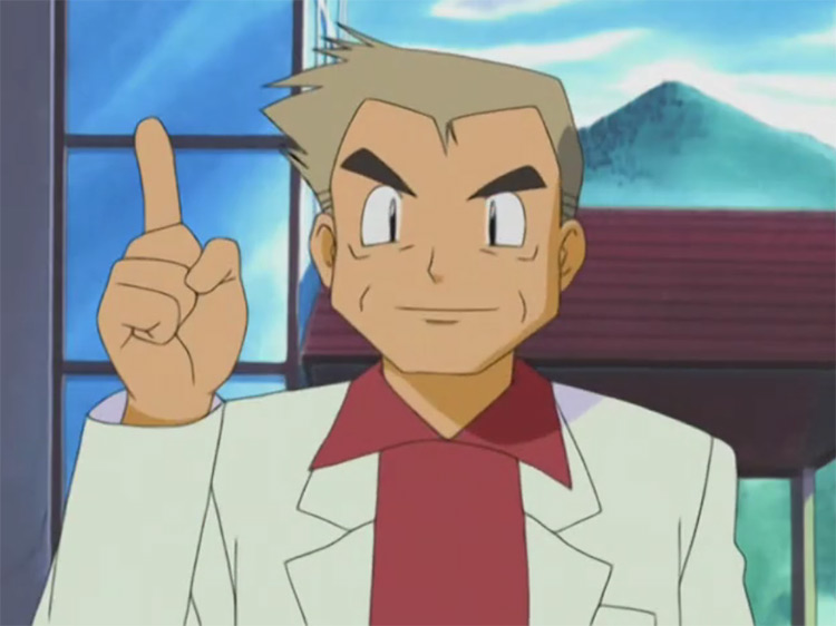 Professor Oak in Pokémon anime