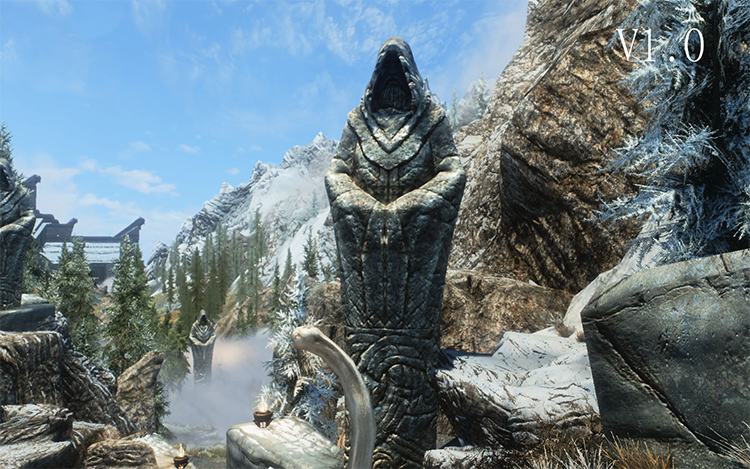 Sweet Sovngarde Statue in Skyrim