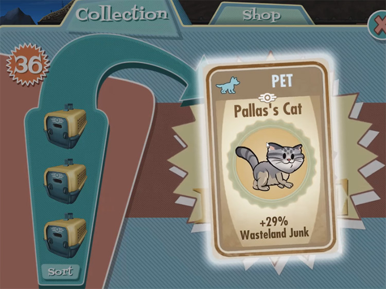 Cinder – Pallas’s Cat from Fallout Shelter