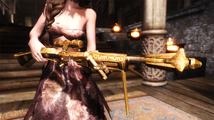 Dwarven Sniper Rifle Mod for Skyrim