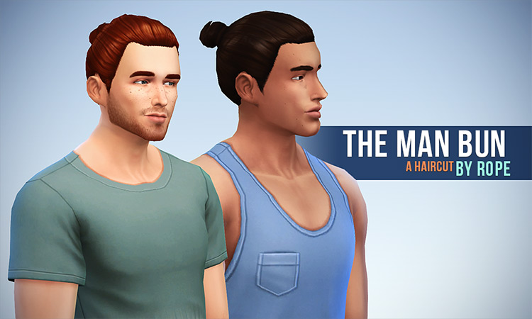 The Man Bun Sims 4 CC screenshot