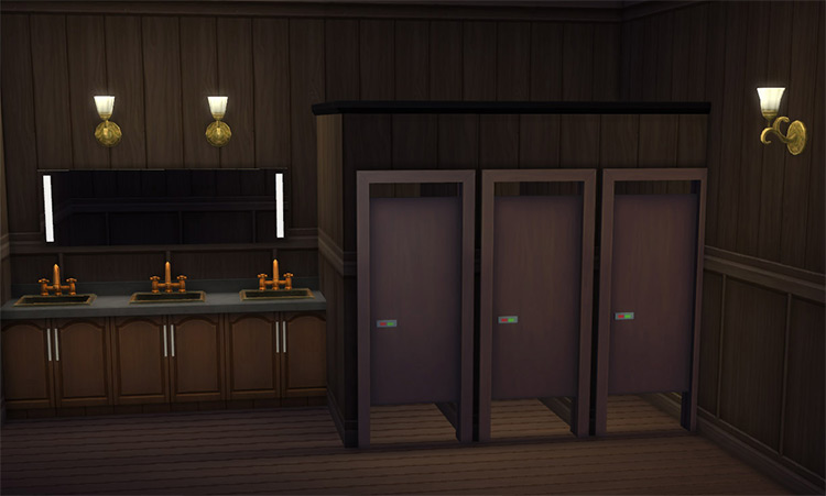 Toilet Stall Doors by Menaceman44 Sims 4 CC