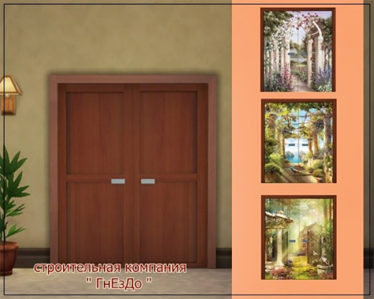 Interior Doors by Mulena Sims 4 CC